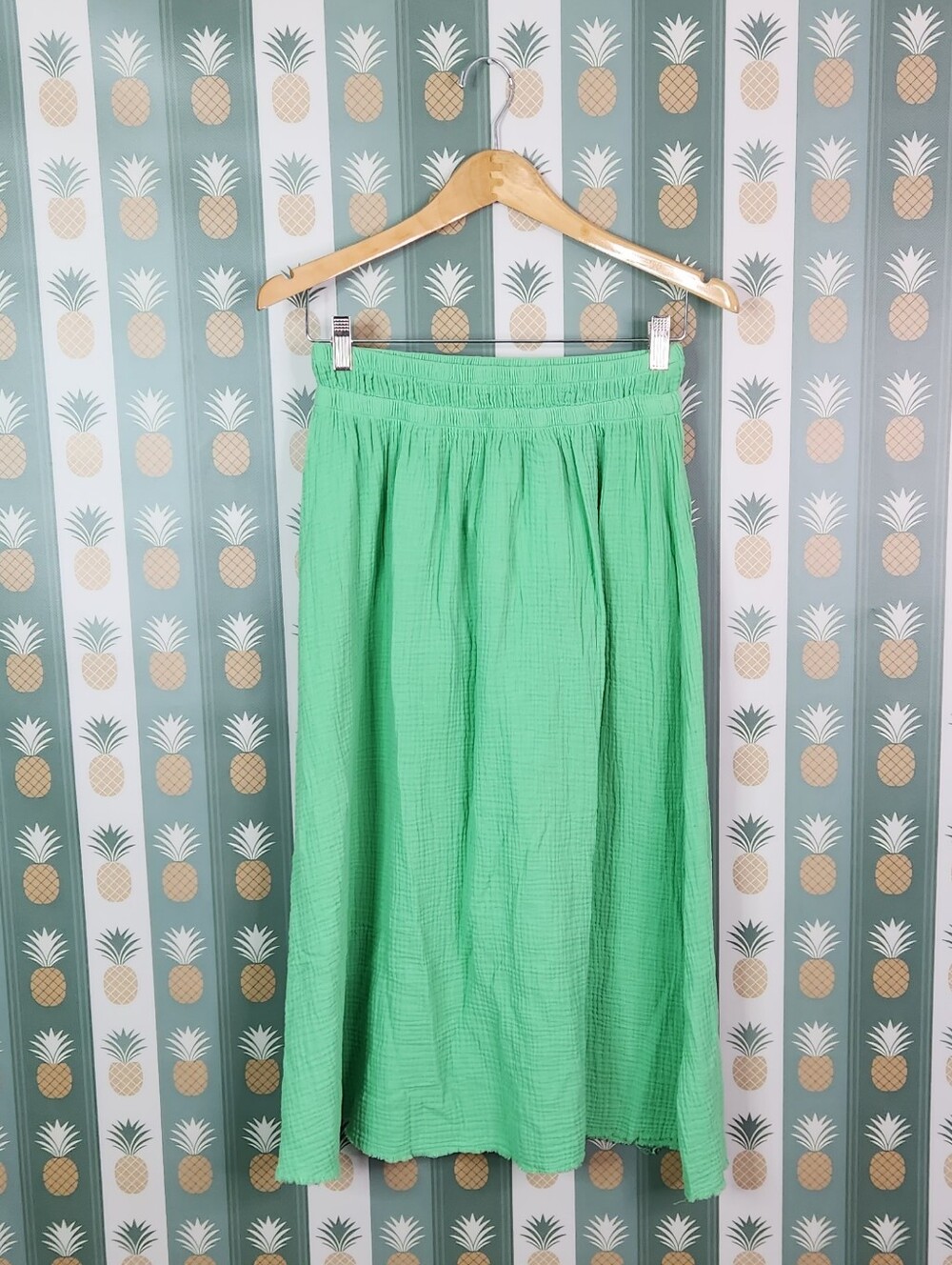 Nation Gauze Safa Midi Skirt - Picture 2 of 7